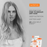 Kerastase Nutritive Fine to Medium Dry Hair Treatment Set routine